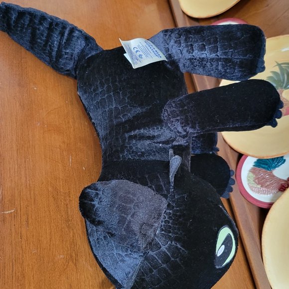 build a bear toothless plush stuffed black how to train your dragon - Picture 4 of 6